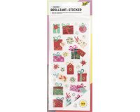 Sticker kerst glanzend 'Kerstmis'