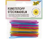 Aiguille à broder en plastique, 65 x 1,8 mm, assorti