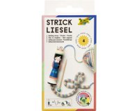 Tricotin, avec laine et aiguille à broder