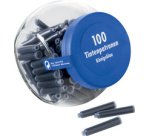 Cartouche d'encre, bonbonnière de 100, bleu roi