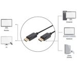Câble de connexion DisplayPort, mâle - mâle, 1,0 m