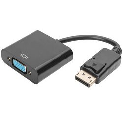 Câble adaptateur, DisplayPort - HD15, 0,15 m, noir