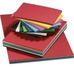 Carton de couleur, A2, 160 g/m2, lisse, assorti