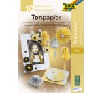 Bloc de papier de couleur, A4, 130 g/m2, or et argent