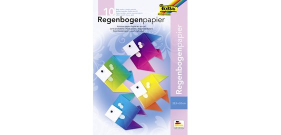 Pochette de papier arc-en-ciel, 225 x 320mm, 100g/m2
