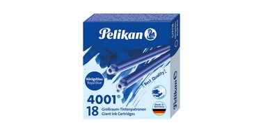 Cartouches d'encre longues 4001 GTP/18, bleu roi