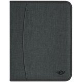Serviette classeur COLLEGE, A4, polyester, gris chiné