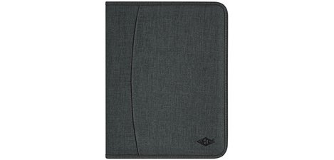 Serviette classeur COLLEGE, A4, polyester, gris chiné