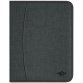 Serviette classeur COLLEGE, A4, polyester, gris chiné