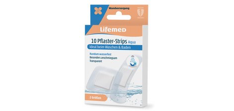 Pansements 'Aqua', boîte de 10, transparent