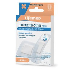 Pansements 'Aqua', boîte de 20, transparent