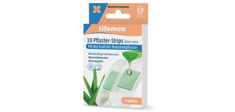 Pansements 'Aloe vera', pack de 10, blanc