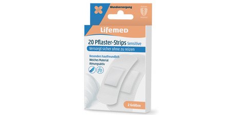 Pansements 'Sensitive', blanc, pack de 20