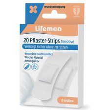 Pansements 'Sensitive', blanc, pack de 20
