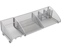 Potloodhouder 'MESHBOARD' metaal 9 vakken