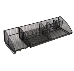 Organiseur de bureau 'MESHBOARD', en métal, noir