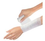 Bande de gaze élastique, 60 mm x 4,0 m, blanc