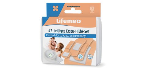 Kit de pansements de premiers secours, 43 pièces