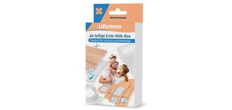 Kit de pansements de premiers secours, 64 pièces