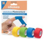 Bande cohésive, auto-adhésive, assorti