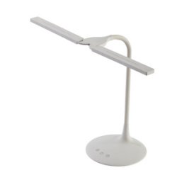 Lampe de bureau LED 'LEDTWIN', rechargeable, blanc