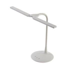 Bureaulamp LED 'LEDTWIN', oplaadbaar, wit