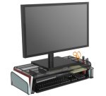 Support pour écran MESHUP N, fil métallique, noir