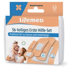 Verbanddoos met EHBO-materiaal, 36 stuks