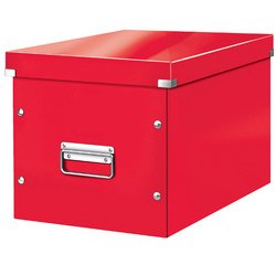 Boîte de rangement Click & Store WOW Cube L, blanc