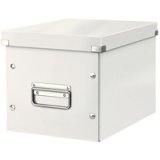 Boîte de rangement Click & Store WOW Cube L, blanc