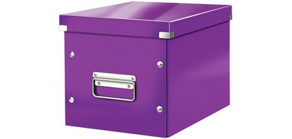 Boîte de rangement Click & Store WOW Cube M, blanc