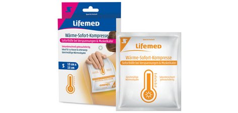 Compresse de chaud instantané, 150 x 130 mm, blanc