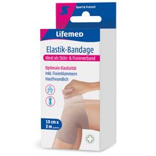 Elastic bandage, skin color, 100 mm x 3.0 m