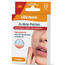 Patch tegen acne, 3 maten, transparant