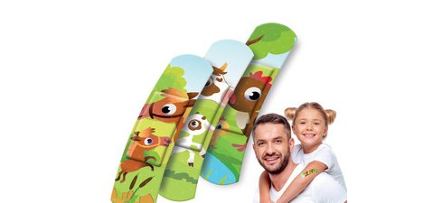 Pansement pour enfants 'Animaux' paquet de 10