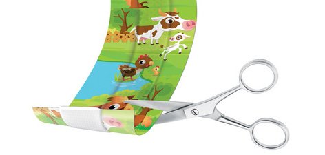 Pansement pour enfants 'Animaux', 500 mm x 60 mm