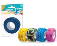 Bande cohésive, auto-adhésive, assorti