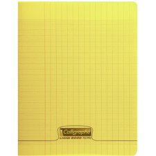 Cahier piqûre 24x32cm 96 pages Seyès LIGNE 8000 en polypropylène. Coloris Assortis