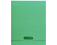 Cahier piqué 8000 POLYPRO 24x32 cm 96 pages petits carreaux 90 g - Incolore