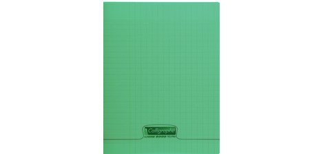 Clairefontaine Polypro Stapled Notebook, Squared, Ligne 8000, 24x32cm, 48 Sheets, 90g - Colourless
