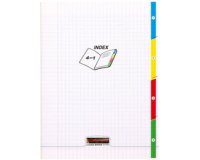 Cahier 4 index 8000 POLYPRO, 240 x 320 mm