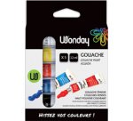 Gouache, étui carton de 5 tubes de 12 ml