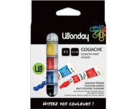 Gouache, étui carton de 5 tubes de 12 ml