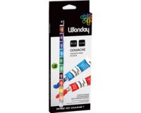 Vingerverf - kartonnen etui 12 tubes van 12 ml