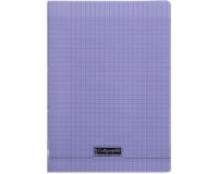 Cahier piqué 8000 POLYPRO A4 96 pages grands carreaux 90 g - Violet