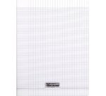 Cahier piqué 8000 POLYPRO A4 96 pages petits carreaux 90 g - Incolore