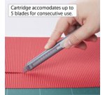 A-551P, cutter en plastique avec réservoir à lame