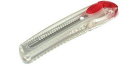 <b>Cutter iL-120-P, plastic case, red-transparent</b>