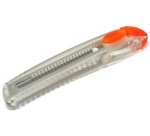 Cutter iL-120P, boîtier en plastique, orange-transparent