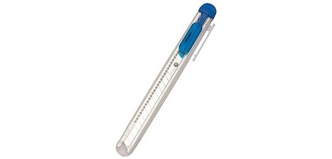 Cutter iA-120P, boîtier en plastique, bleu-transparent